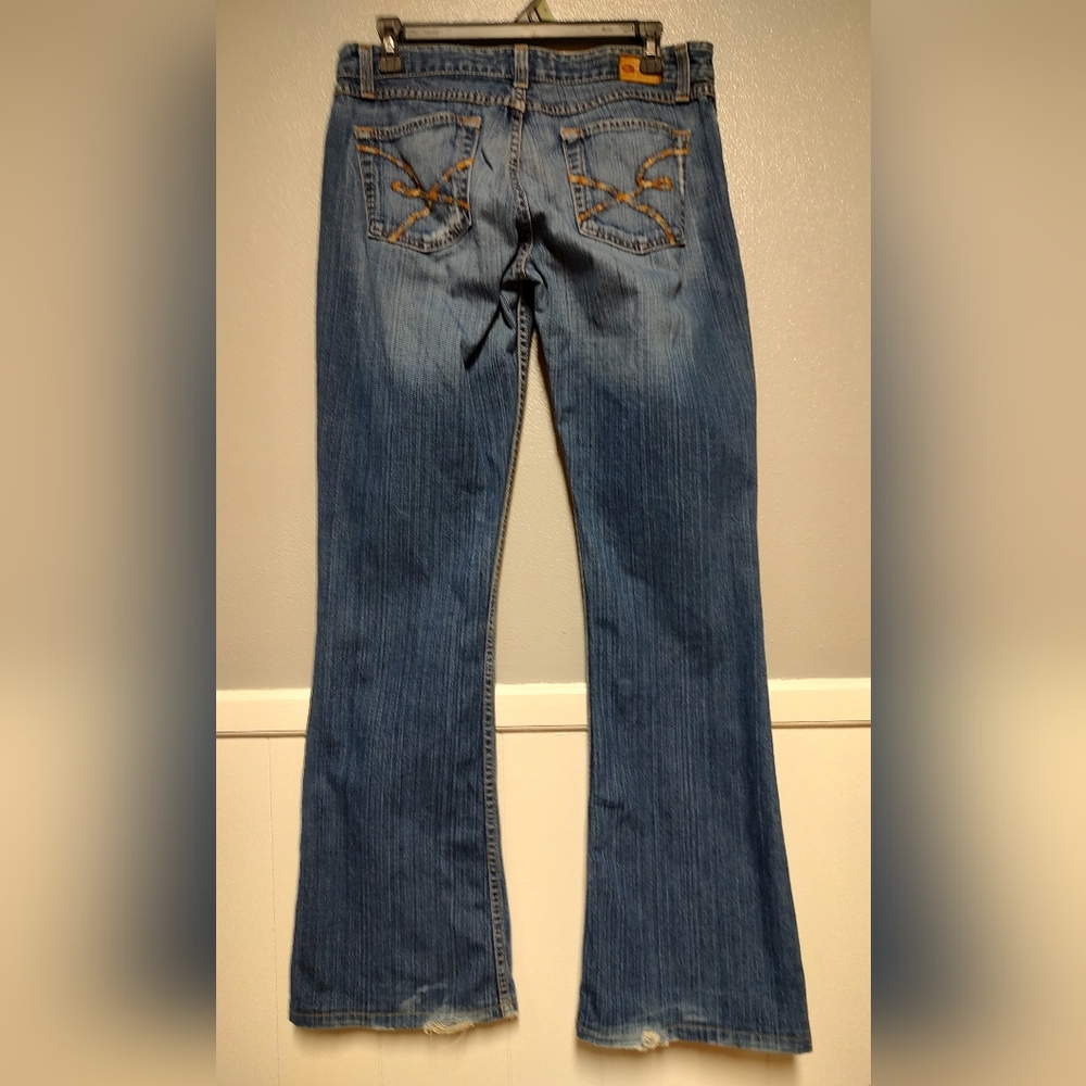 BKE Women's Medium Blue Flare Jeans